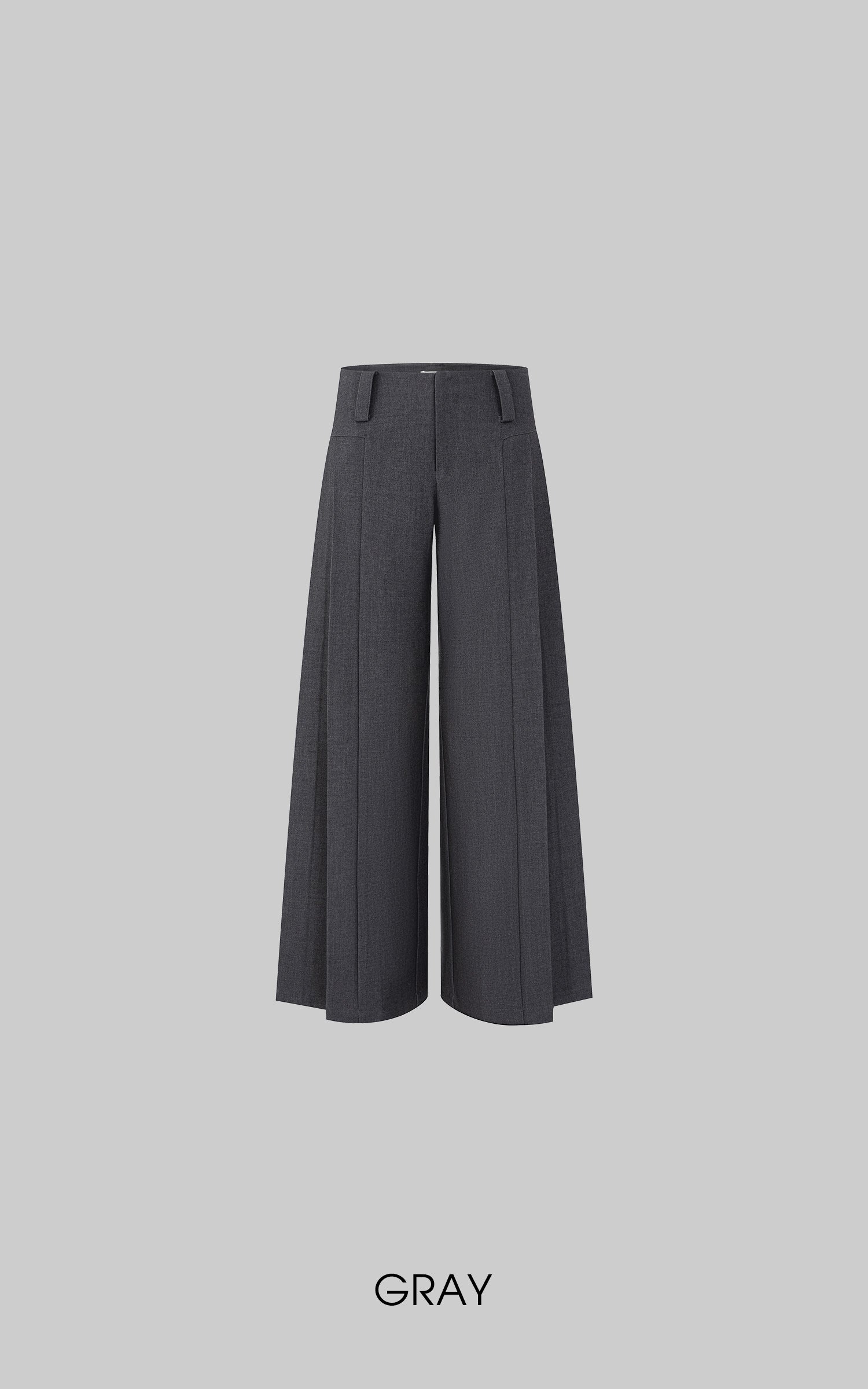 IAMXIAA High-Waisted Fluid Wide-Leg Trousers
