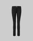 IAMXIAA Coated Skinny Leather Pants High Shine Slim Fit Trousers