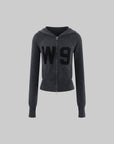 WARDEN EDGE W9 Knit Zip Hoodie & Micro Shorts Set