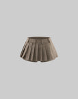 ROVENTE Cropped Double-Breasted Blazer & Pleated Mini Skirt Set