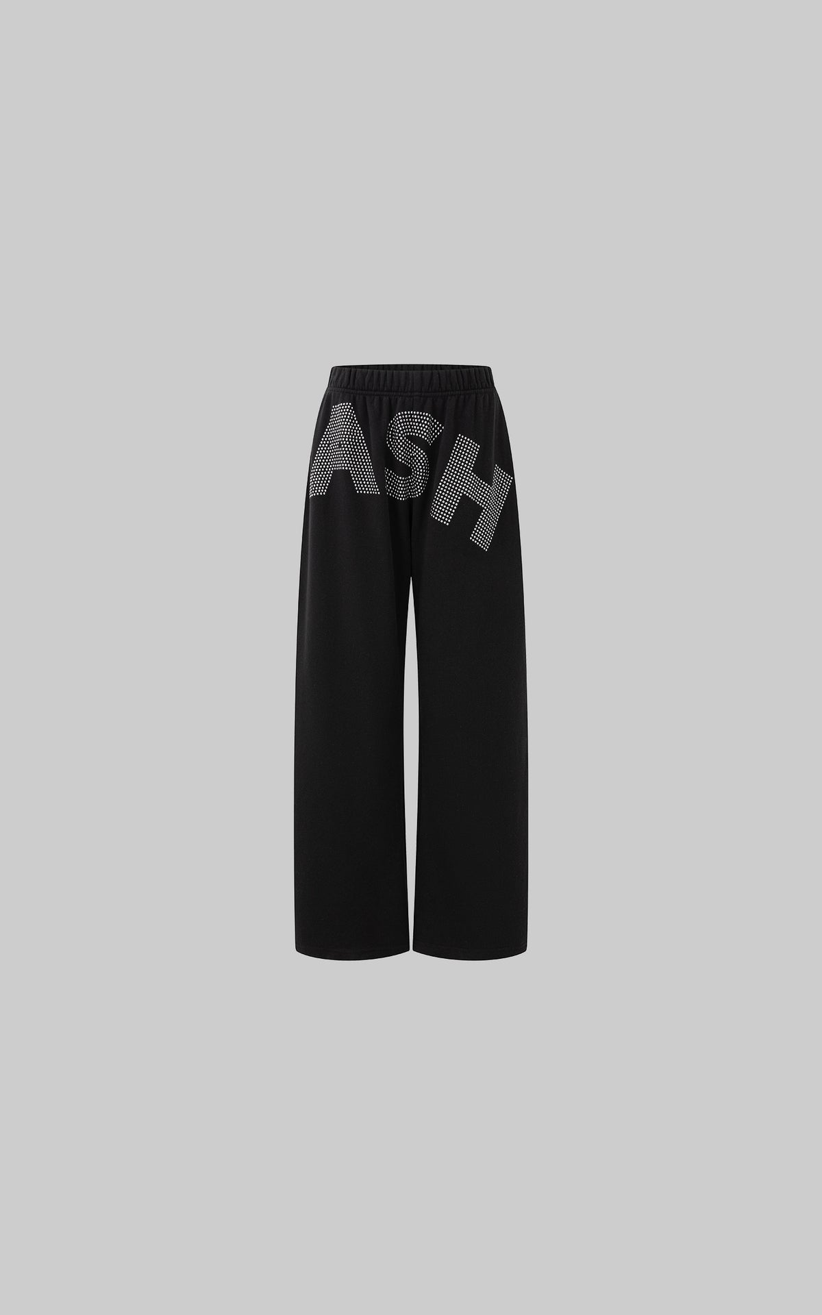IAMXIAA Rhinestone Logo Wide-Leg Sweatpants