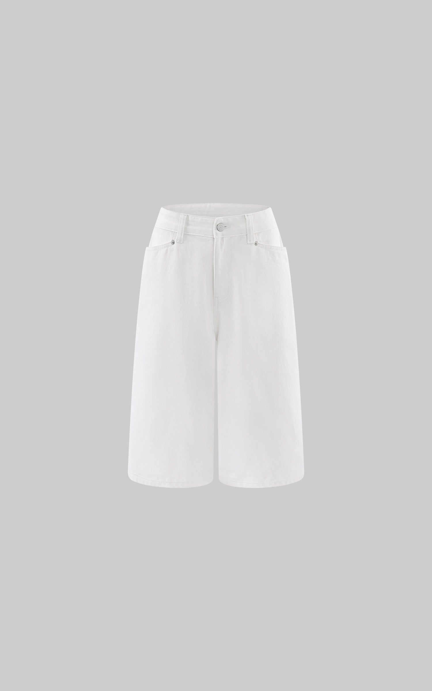 0122stepll Low-Rise Wide-Leg Cropped Denim Pants