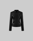Rase le sol Quilted Asymmetric Down Jacket