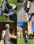 Rase le sol Embroidered Hooded Knit Sweater & Long Shorts Set