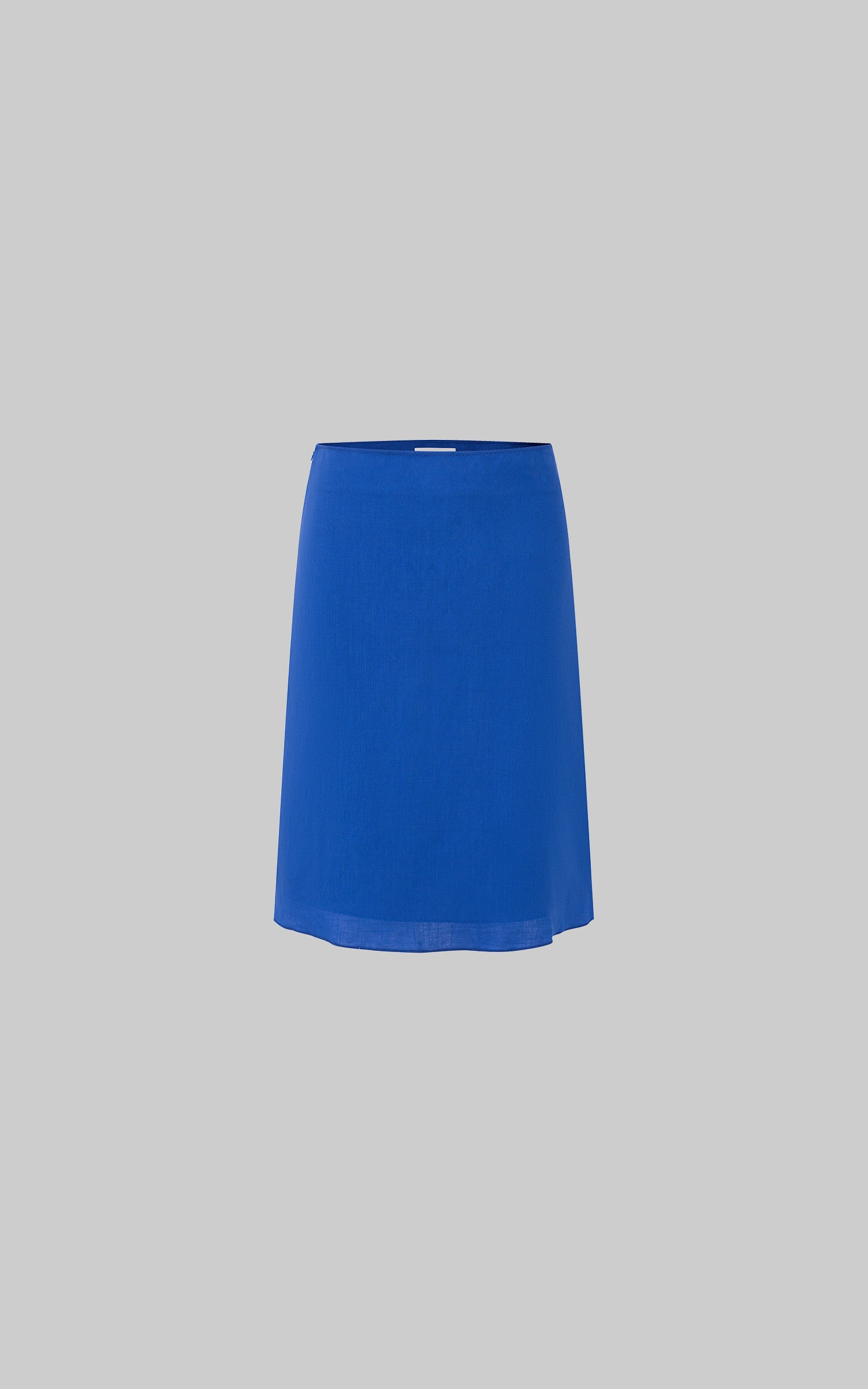 IAMXIAA Cobalt Blue Low-Rise Midi Skirt