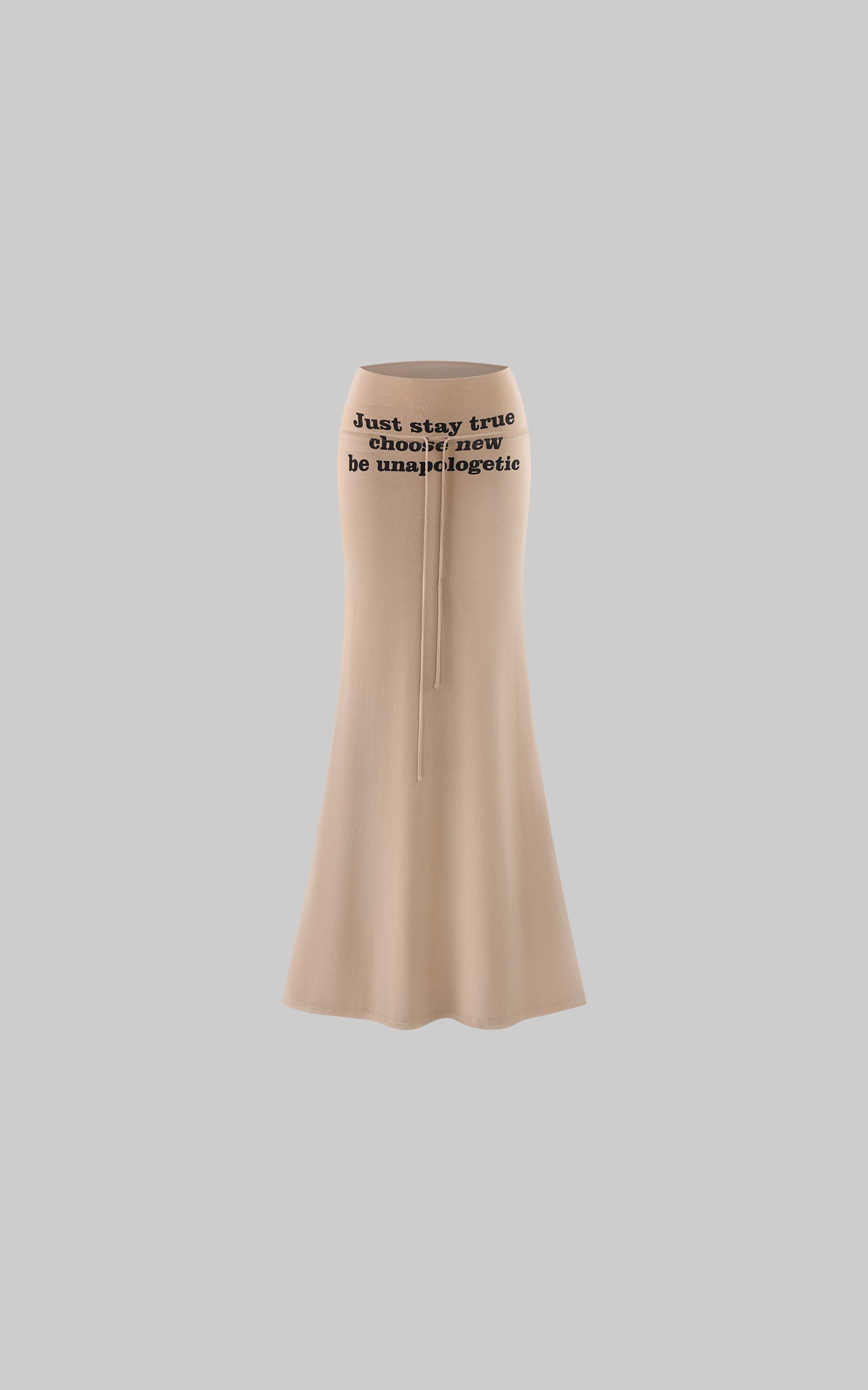 ROVENTE Statement Waist Maxi Skirt