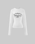 WARDEN EDGE Graphic Long Sleeve Tee with Slim Fit and Streetwear Edge