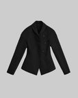 DOINDULGE Sculpted Waist Panel Detail Blazer