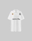 WARDEN EDGE Crest Logo Oversized Polo Tee