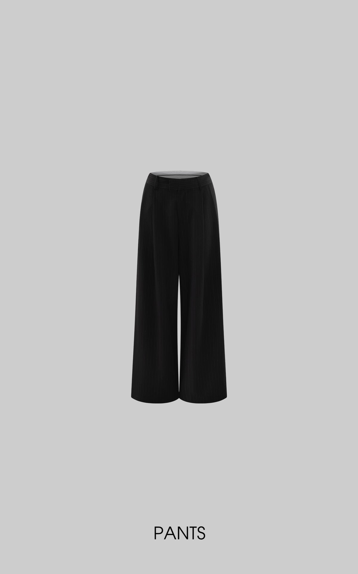 0122stepll Oversized Pinstripe Blazer &amp; Wide-Leg Pants Set