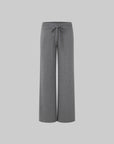 IAMXIAA Star Patch Wide Leg Sweatpants Drawstring Waist Lounge Pants