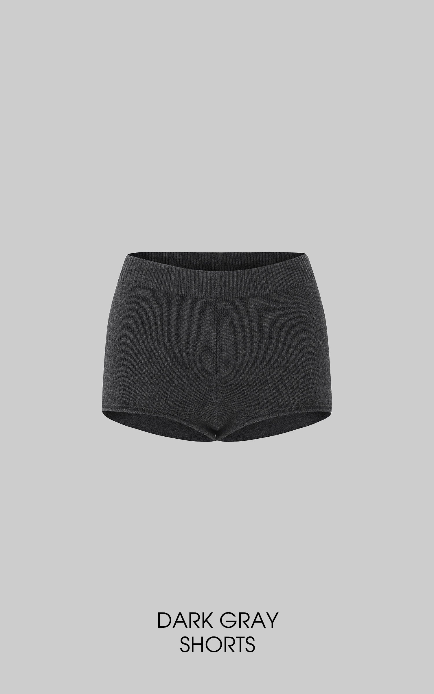 IAMXIAA Ensemble haut en maille et short avec boutons décoratifs