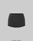 IAMXIAA Ensemble haut en maille et short avec boutons décoratifs