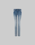 IAMXIAA Low-Rise Washed Skinny Denim Pants