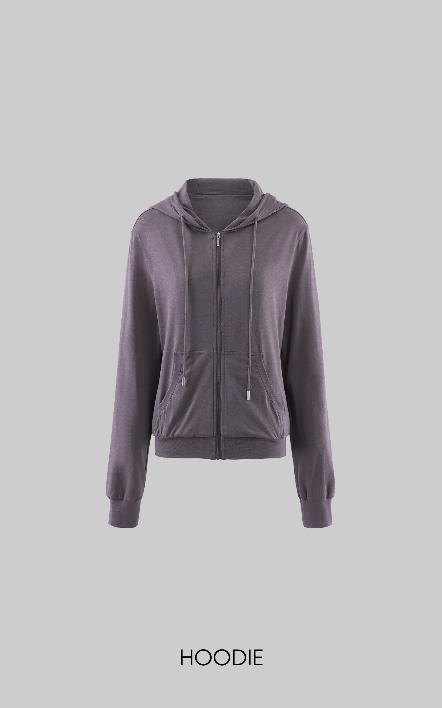 WARDEN EDGE Minimal Zip Hoodie &amp; Camisole &amp; Wide Leg Pants Three Piece Set