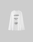 0122stepll T-shirt à manches longues oversize Resilient Club avec motif graphique