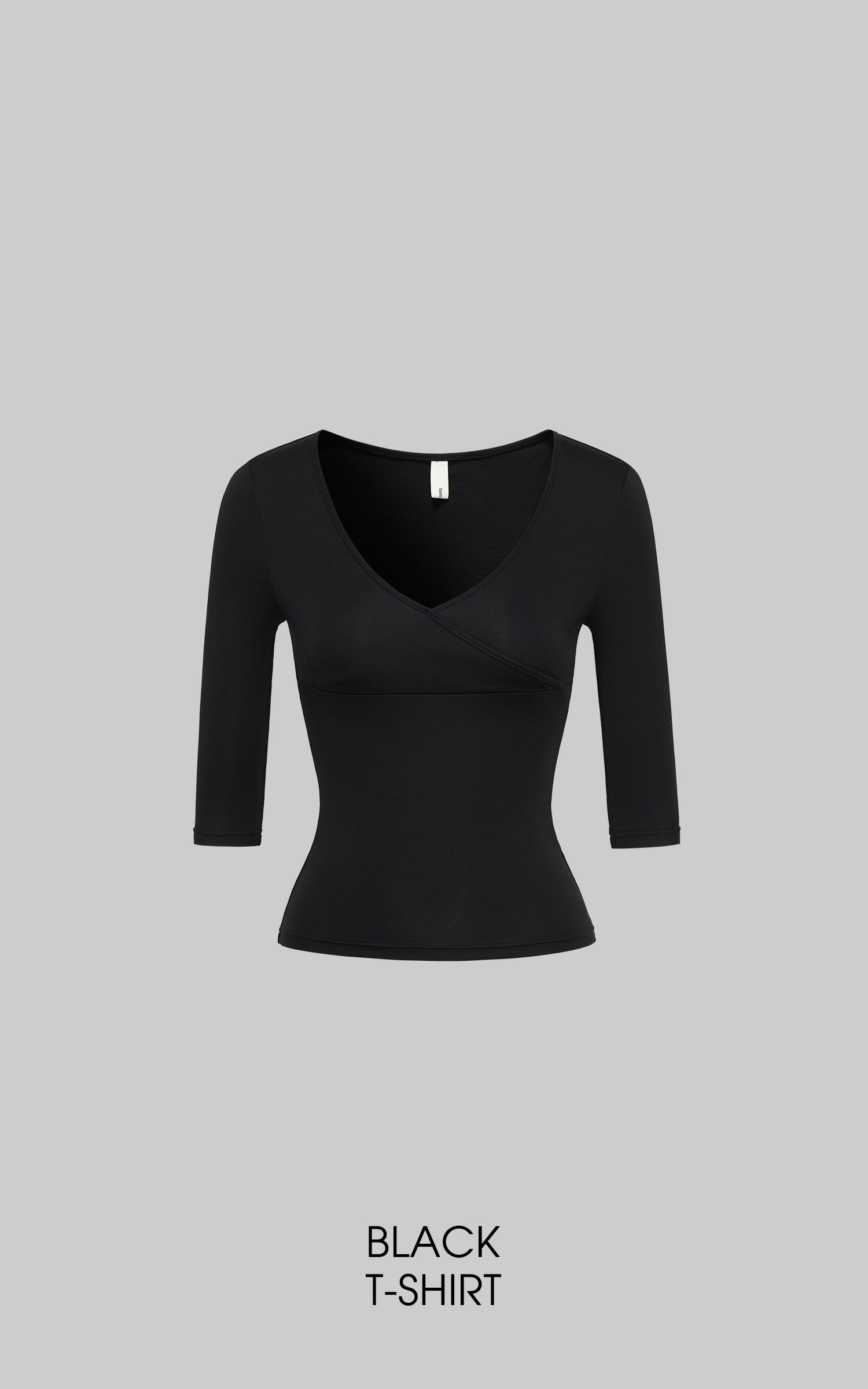 IAMXIAA V-Neck T-Shirt &amp; Flared Pants Set