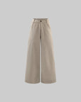Rase le sol Relaxed Shirt and Wide-Leg Pants Set