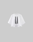WARDEN EDGE Oversized Cropped Graphic T-Shirt