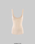 Rase le sol Apricot Lace-Layered Tie-Front Knit Camisole Set