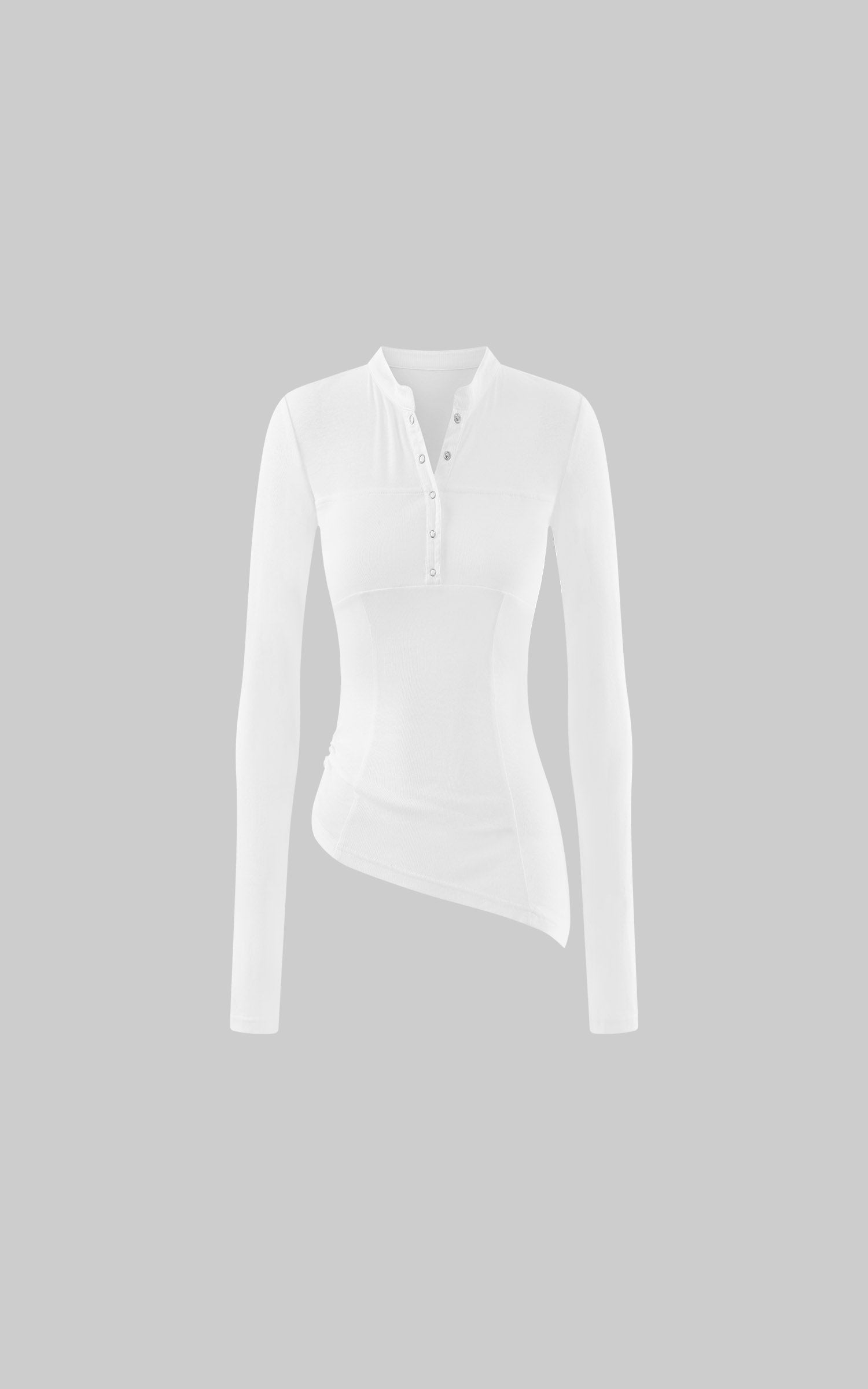 WARDEN EDGE Sculpted Long Sleeve Henley Top