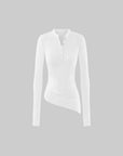 WARDEN EDGE Sculpted Long Sleeve Henley Top