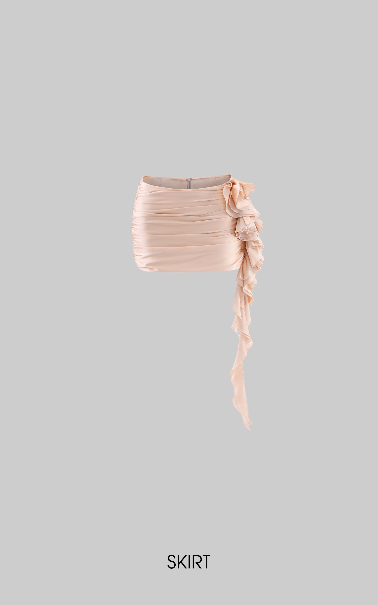 ROVENTE Ensemble Corset Dos-nu Orné &amp; Jupe Mini Froncée