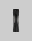 Rase le sol Distressed Low-Rise Flare Jeans