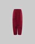 WARDEN EDGE Vintage Graphic Wide-Leg Sweatpants