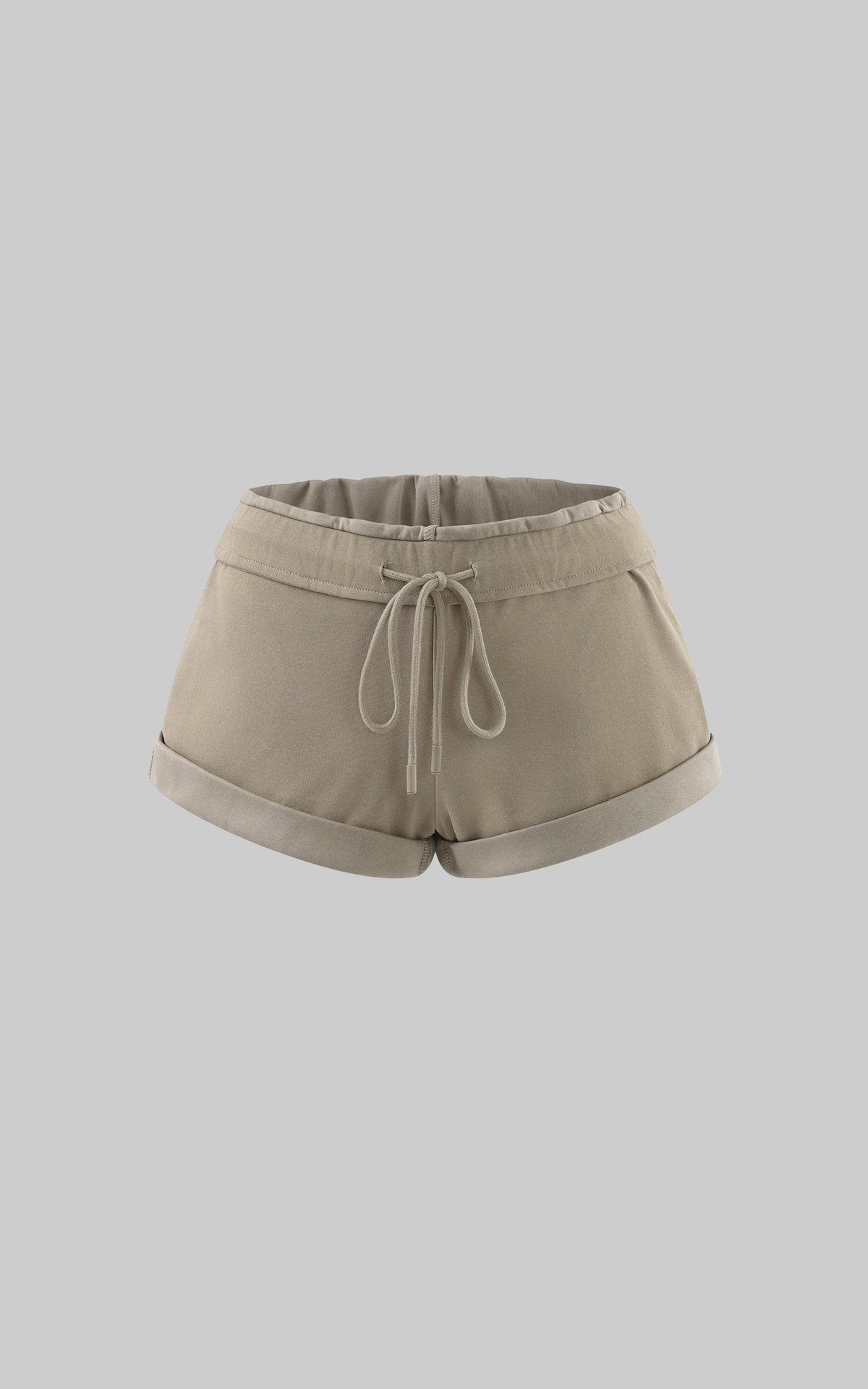 WARDEN EDGE Mini-jupe à taille repliée avec cordon Short