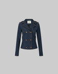 IAMXIAA Double-Breasted Denim Tailored Jacket
