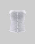 Hydrae Ensemble haut tube en maille rayée & jupe longue