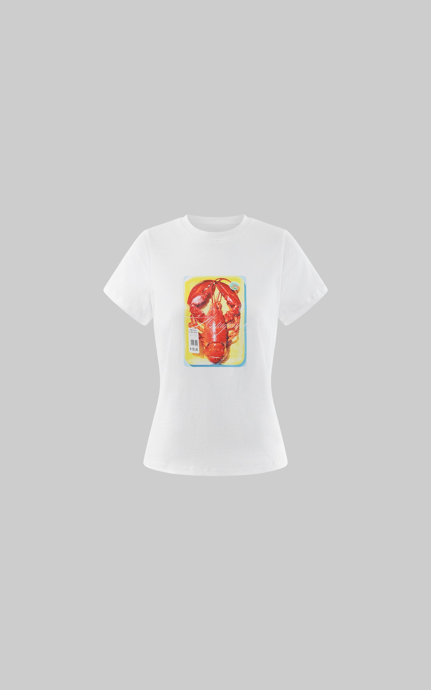 0122stepll Lobster Graphic Slim Fit Tee