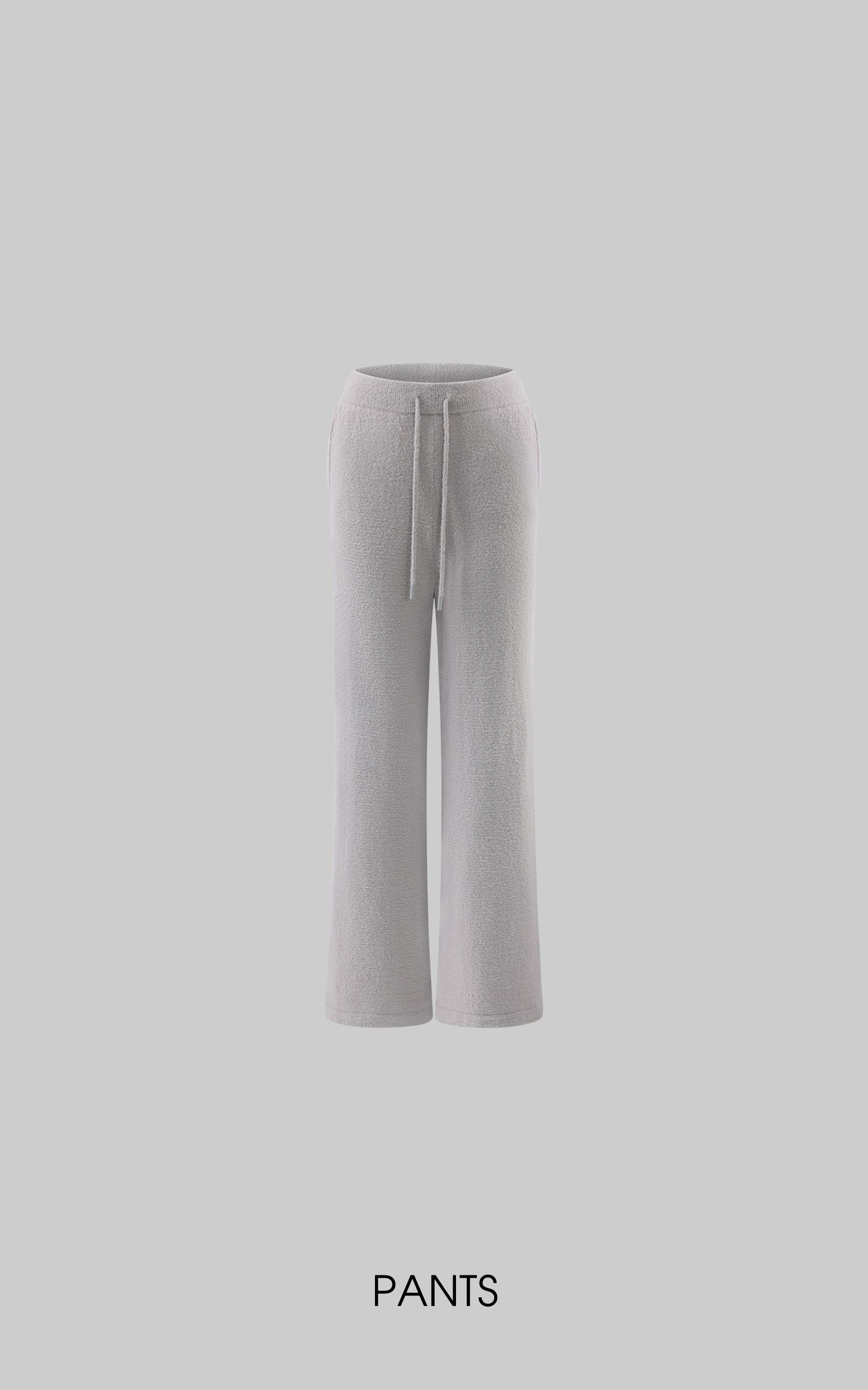 WARDEN EDGE Brushed Knit Hoodie Camisole &amp; Wide-Leg Pants Set