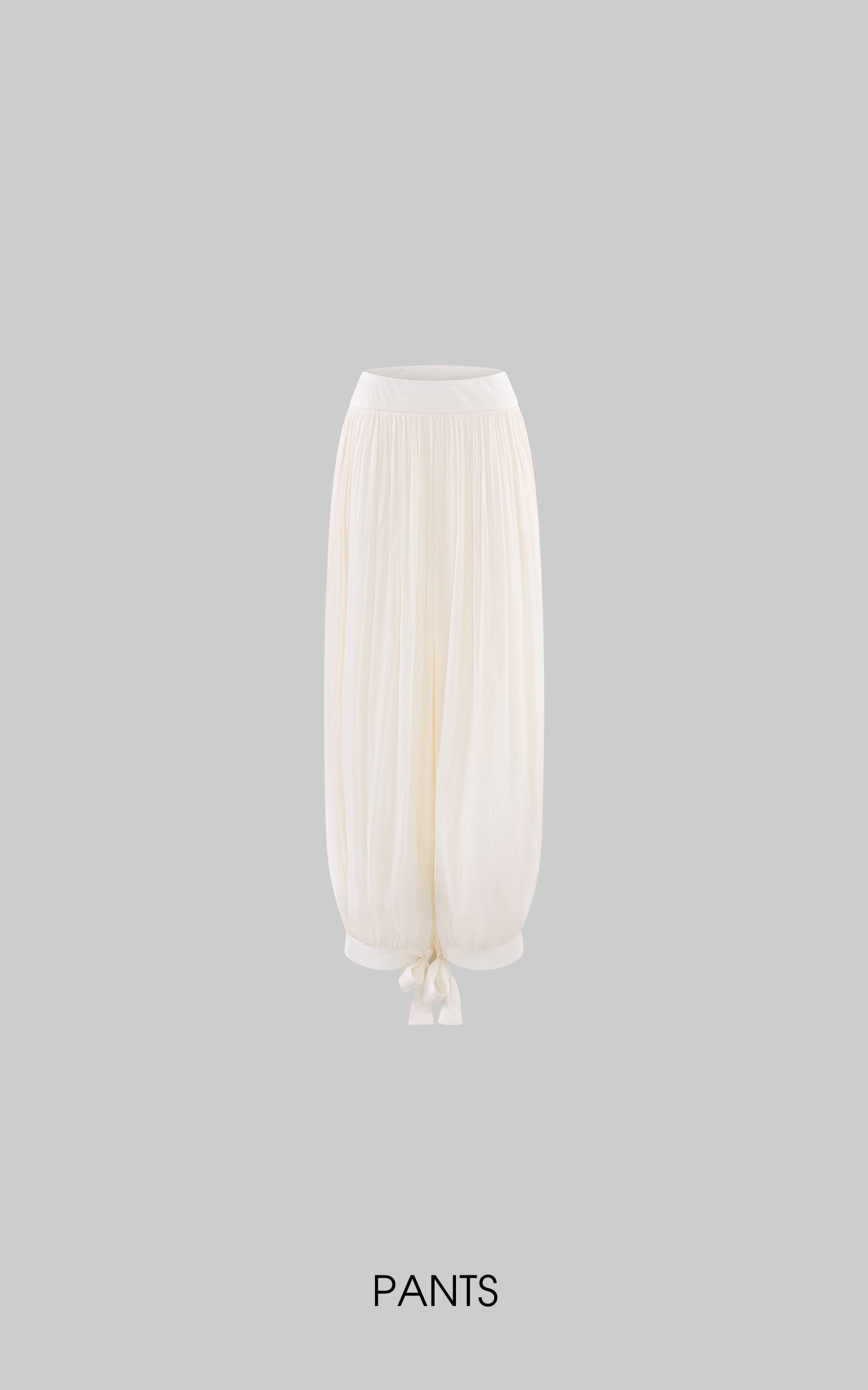 0122stepll Strapless Bandeau Top &amp; Low-Rise Balloon Pants Set