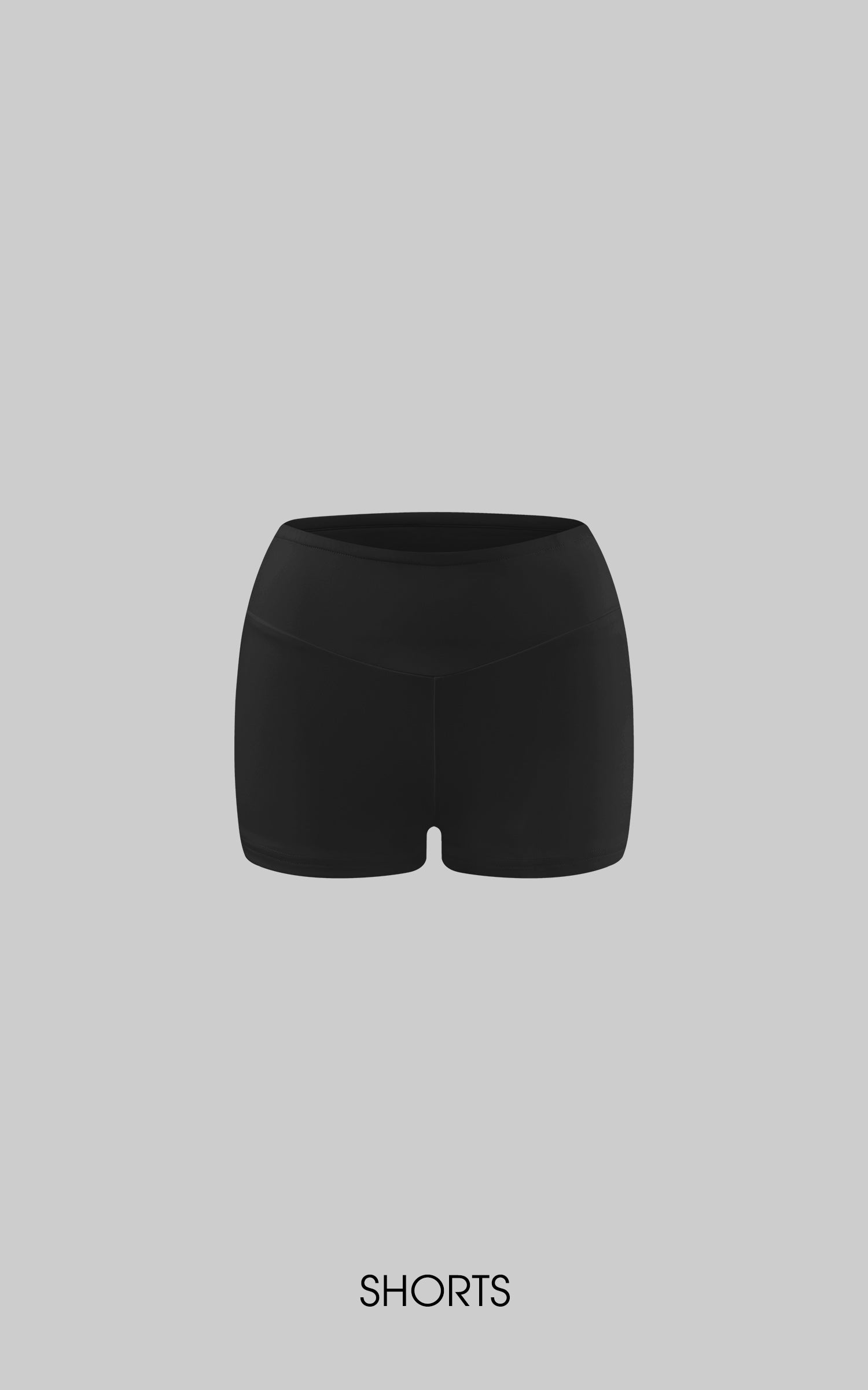 Rase le sol 긴팔 상의, 레이서백 브라, 미니 쇼츠 3피스 세트