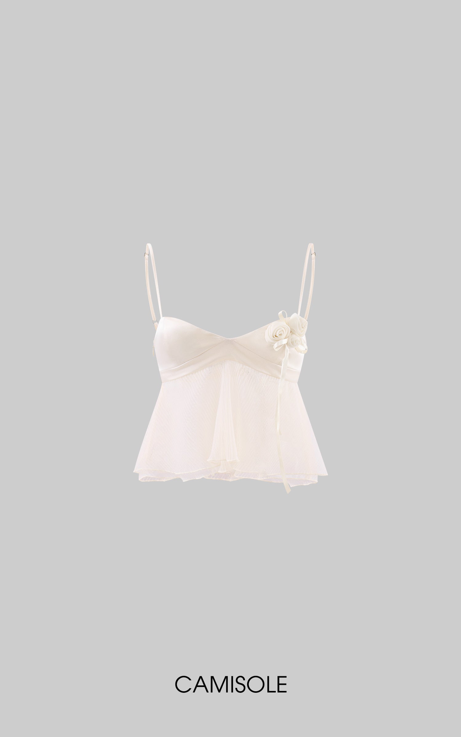 Rase le sol Rose Veil Camisole &amp; Sheer Skirt Set