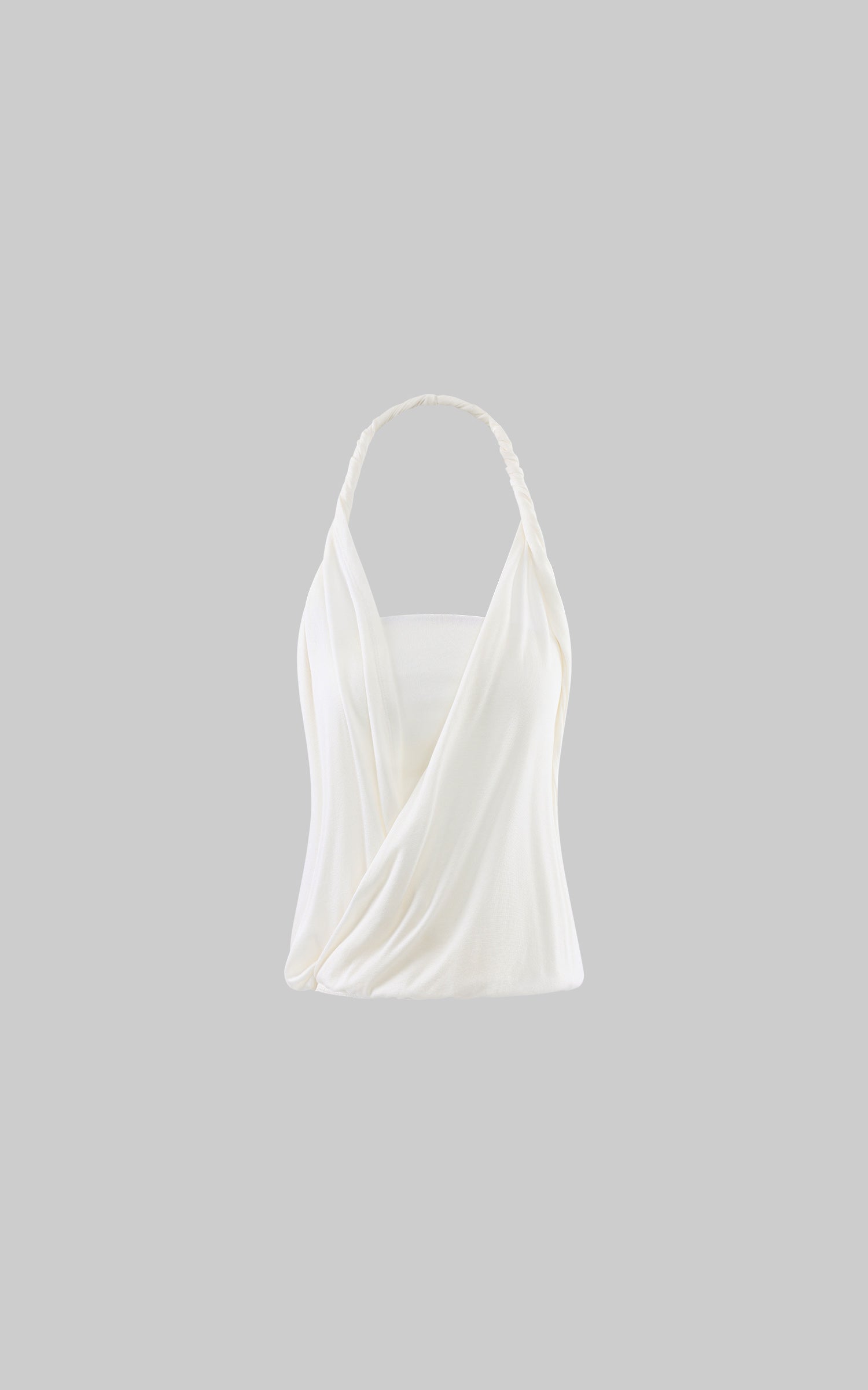 0122stepll Draped Halter Tube Top