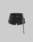 WARDEN EDGE Cuir taille basse à poche utilitaire Short