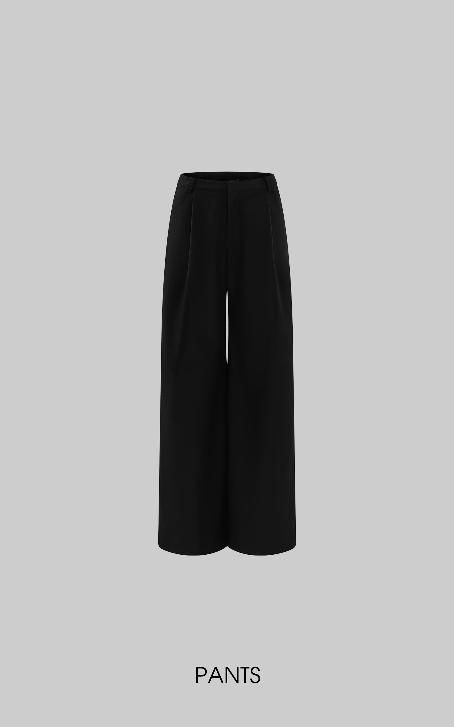 Rase le sol Suit Set Relaxed Straight Pants and Structured Blazer