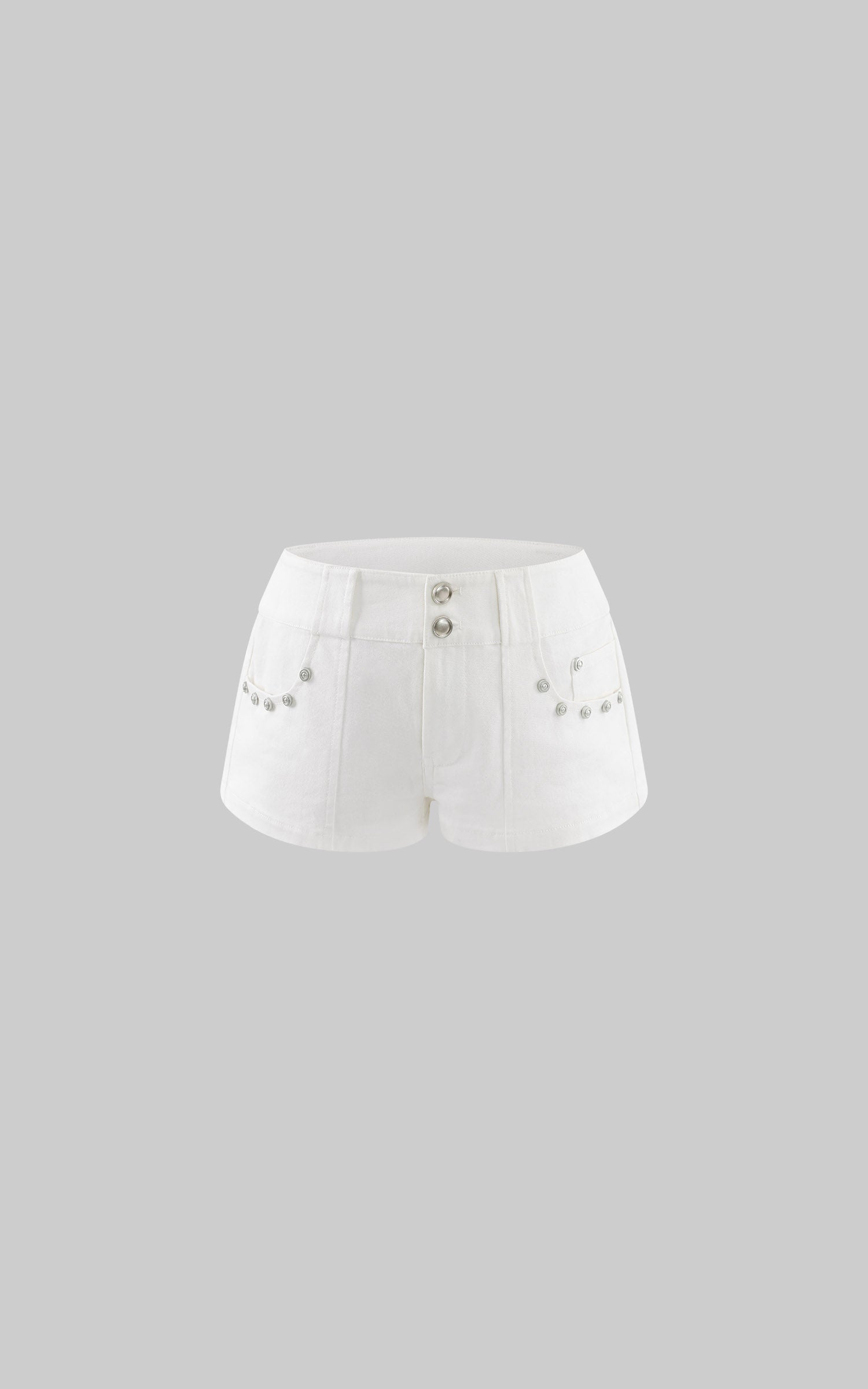 Hydrae Low Rise Studded Pocket Micro Shorts