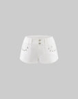 Hydrae Low Rise Studded Pocket Micro Shorts