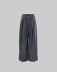 WARDEN EDGE Wide-Leg Check Pants Relaxed Fit Streetwear Trousers