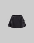 Rase le sol Deconstructed Pleated Mini Skirt & Bloomers Set
