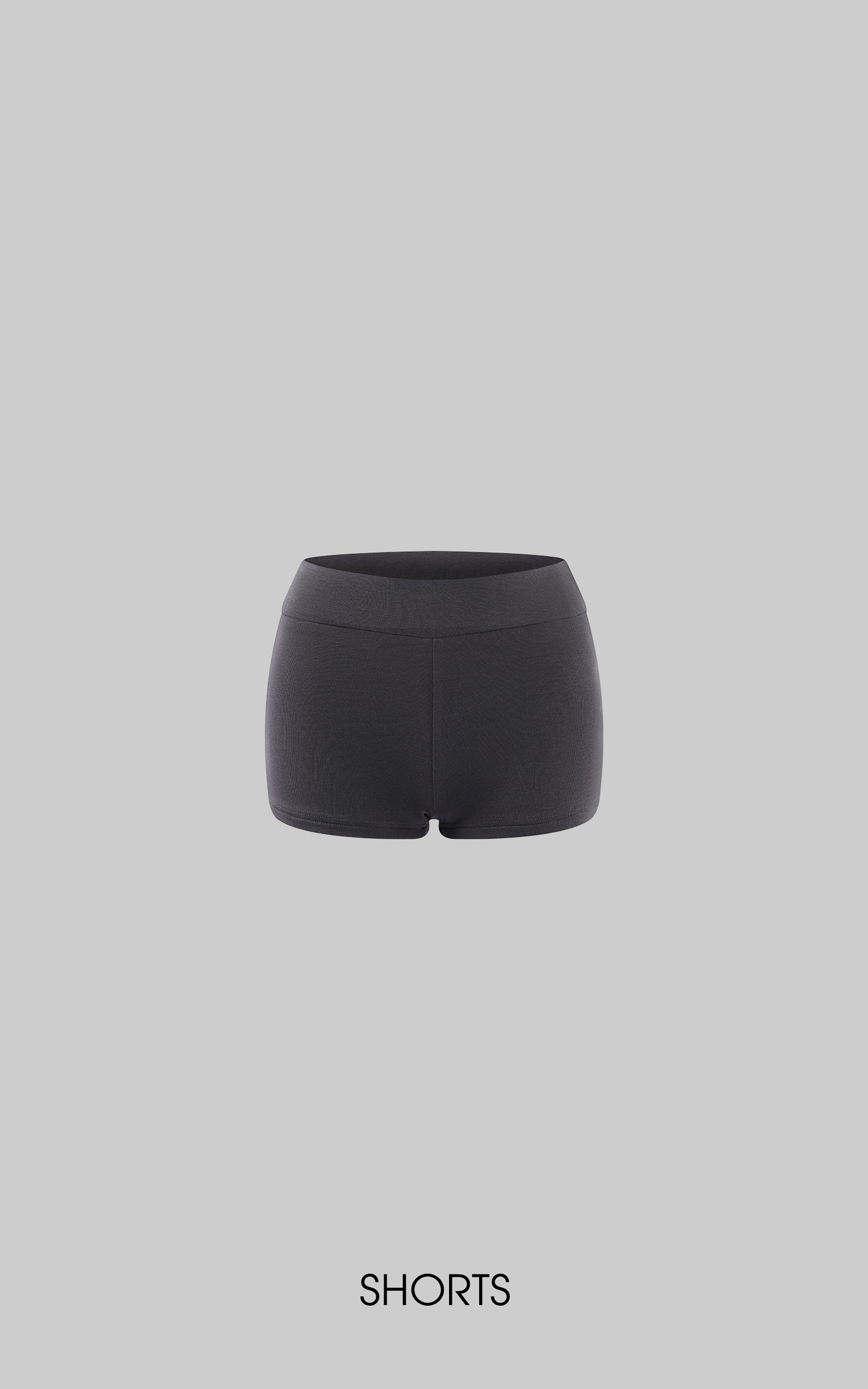 ROVENTE Layered Sculpt Long Sleeve Top &amp; Fitted Shorts Set