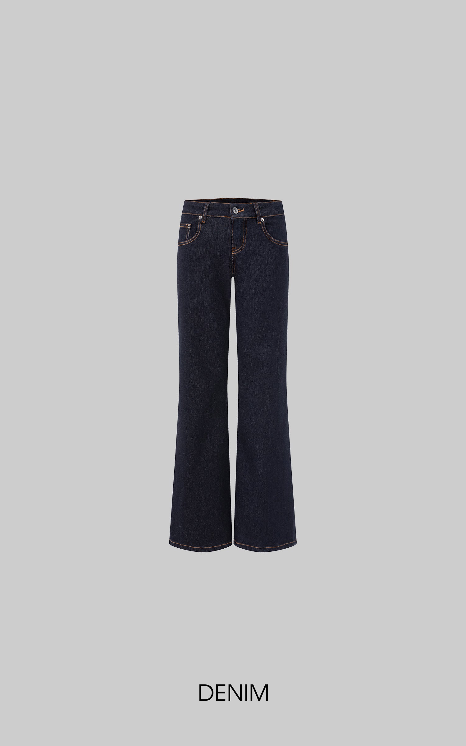 IAMXIAA Low Rise Wide Leg Flare Jeans