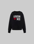 WARDEN EDGE London Heart Graphic Knit Sweater