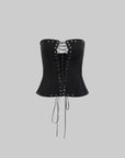 Rase le sol Lace-Up Corset Bustier