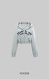 Rase le sol Cropped Hoodie and Pants Set - PINKPARKS