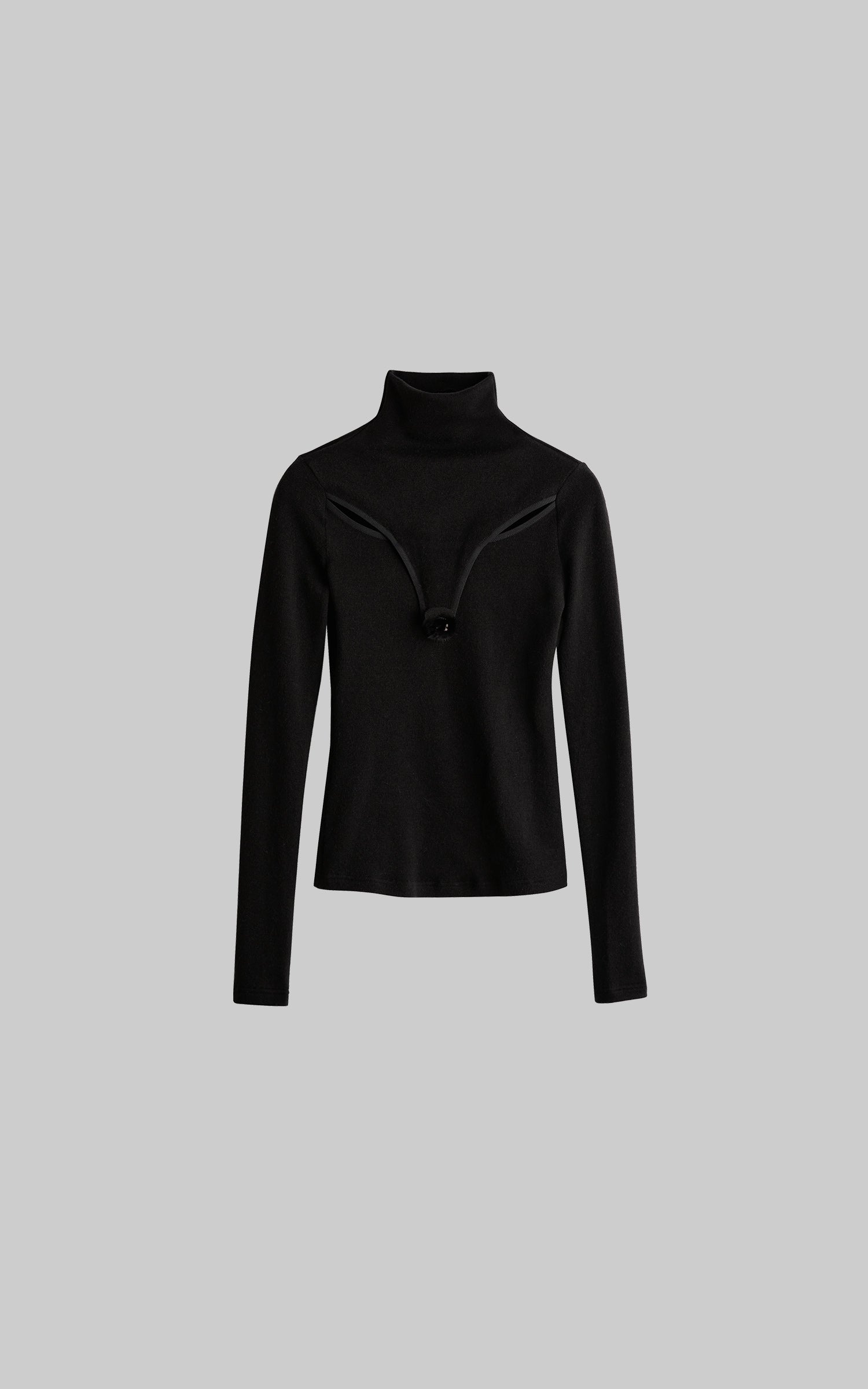 DOINDULGE Cutout Detail Stretch Knit Top